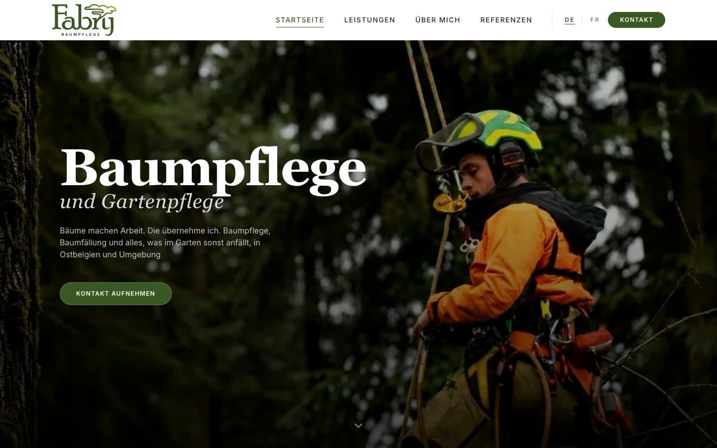 Fabry Baumpflege, desktop view