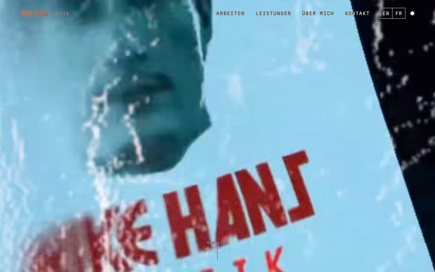 Mike Hans Grafik, desktop view